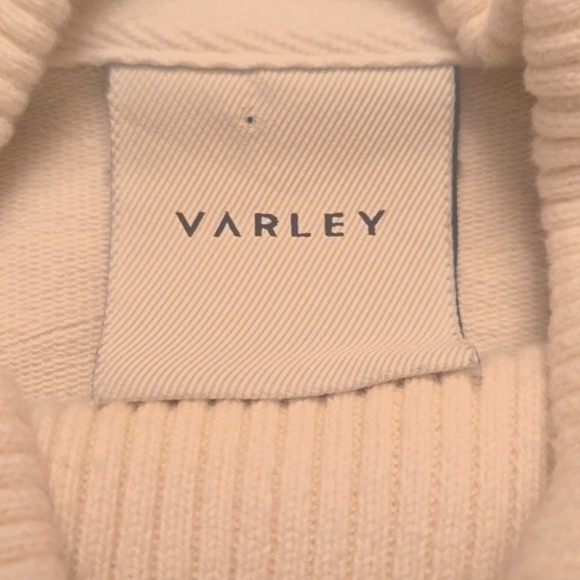 Varley Adeline Drawstring Waist Cream Top - Picture 7 of 8